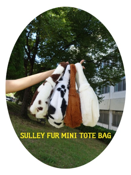 ♥ONLY VIVIC 225♥SULLEY FUR MINI TOTE BAG (WHITE, BROWN, COW BROWN, COW BLACK 4COLORS!)