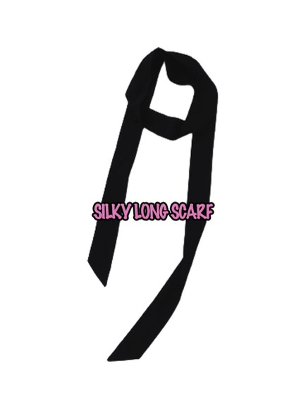 [WHITE당일출고]SILKY LONG SCARF (WHITE, BEIGE, BLACK 3COLORS!)