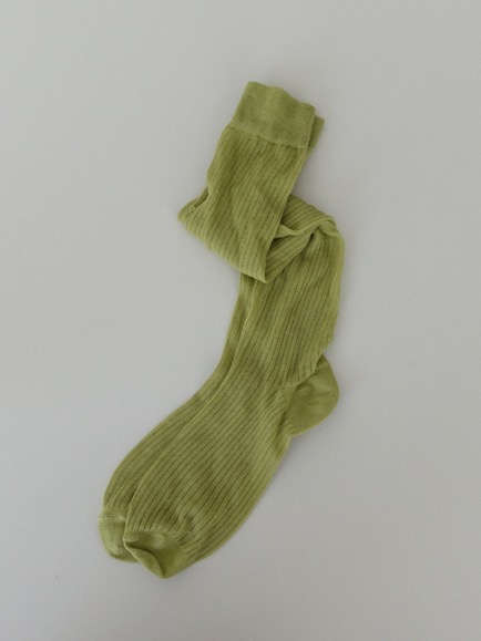 LINE SEE-THROUGH SOCKS (WHITE, GREEN, CHARCOAL, BLACK 4COLORS!)