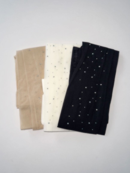 ♥︎ONLY VIVIC♥︎CUBIC SEE-THROUGH STOCKING (IVORY, BEIGE, BLACK 3COLORS!)