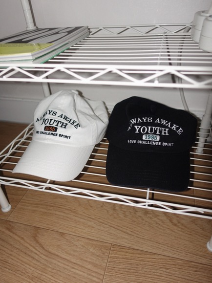 YOUTH 1995 BALL CAP (WHITE, BLACK 2COLORS!)